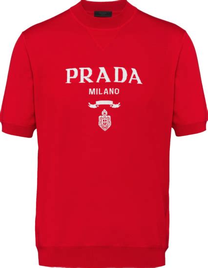 prada milano logo shirt damen